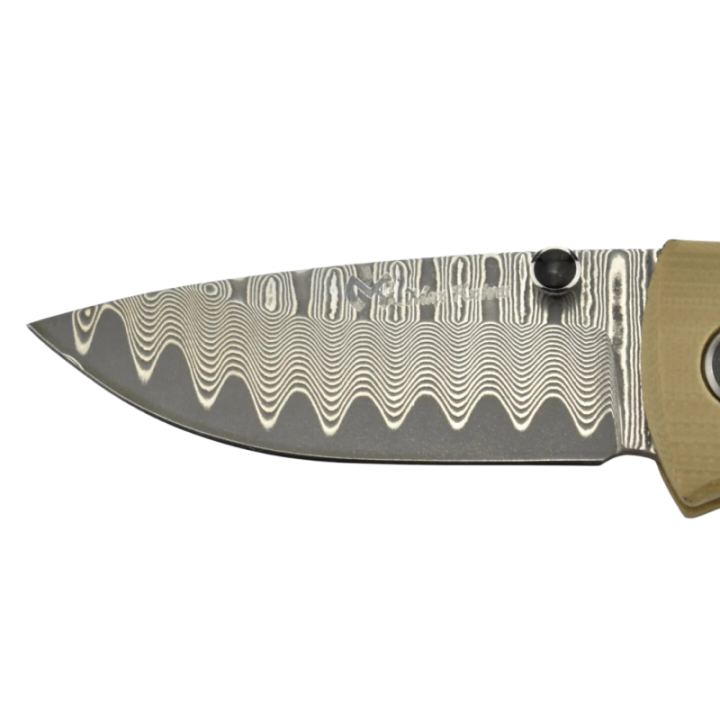 Max Knives MKBAMOTD — Damascus Blade Folding Knife, G10 Handle — view 4