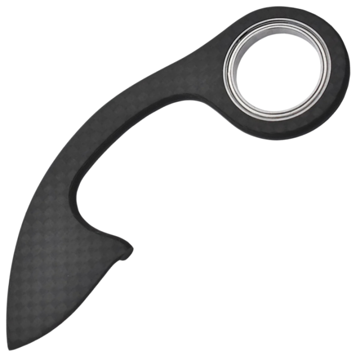 Max Knives MKBBKS — Karambit tout fibre de carbone de 104 mm, 11 g