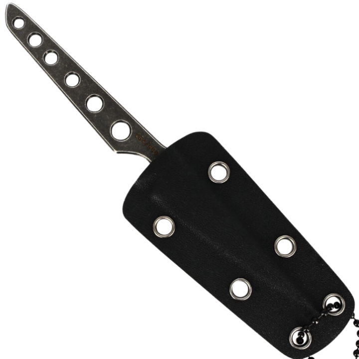 Max Knives × Elsa Forge MKE3 — Stylet acier 440C, étui kydex de cou — vue 2