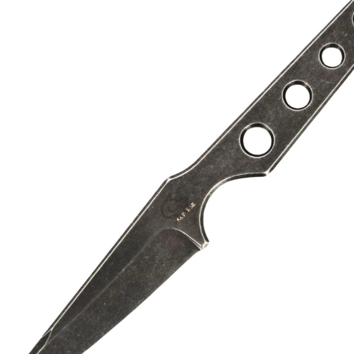 Max Knives × Elsa Forge MKE3 — Stylet acier 440C, étui kydex de cou — vue 3