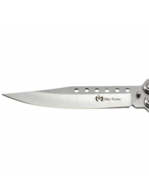 Couteau Papillon Maxknives P54S | Lame en Acier 3CR13 | Finition Silve