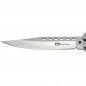 MAXKNIVES - P54S - Couteau papillon lame acier 3CR13 manche acier
