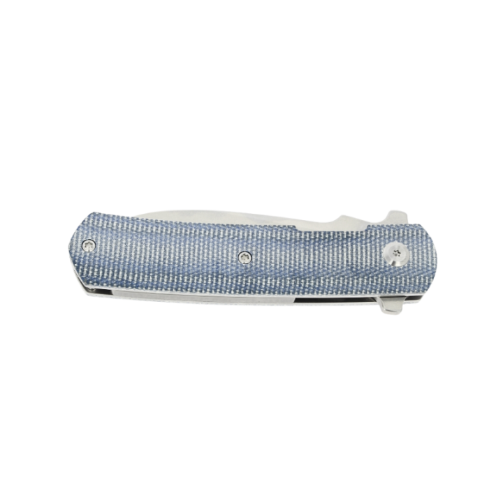 Max Knives MKES1BL — Ulys by Stéphane Espi, CPM-20CV, blue micarta — view 4