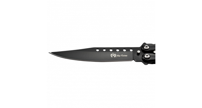 MAXKNIVES - P55 - Couteau papillon lame acier 3CR13 manche acier