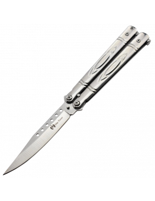 Couteau Papillon Maxknives P55S avec Lame en Acier 3CR13 - Finition Si
