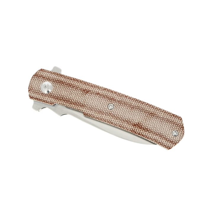 Max Knives MKES1M — Ulys by Stéphane Espi, CPM-20CV, brown micarta — view 4