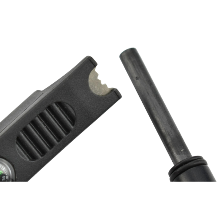 Max Knives MKFSP — Allume-feu magnésium 24 g, boussole et sifflet — vue 2