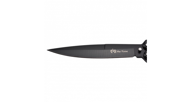 MAXKNIVES - P53 - Couteau papillon lame acier 3CR13 manche acier