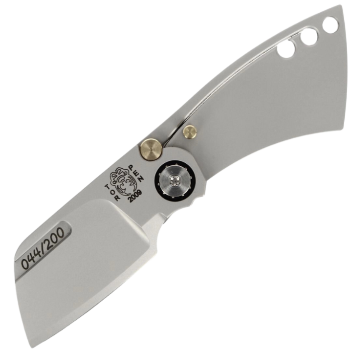 Max Knives MKH01S — μSepia silver Torpen one-piece N690 pocket knife