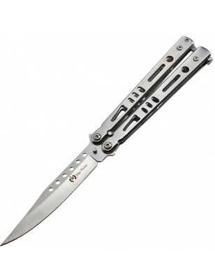 Maxknives P52S - Couteau Papillon, Lame Spear Point en Acier 3CR13, Ma