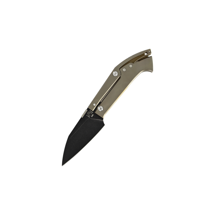 Max Knives MKH02B — Warthog Torpen folder, anodised titanium, N690