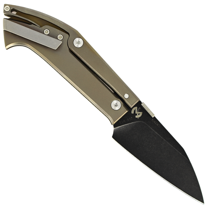 Max Knives MKH02B — Warthog Torpen folder, anodised titanium, N690 — view 2