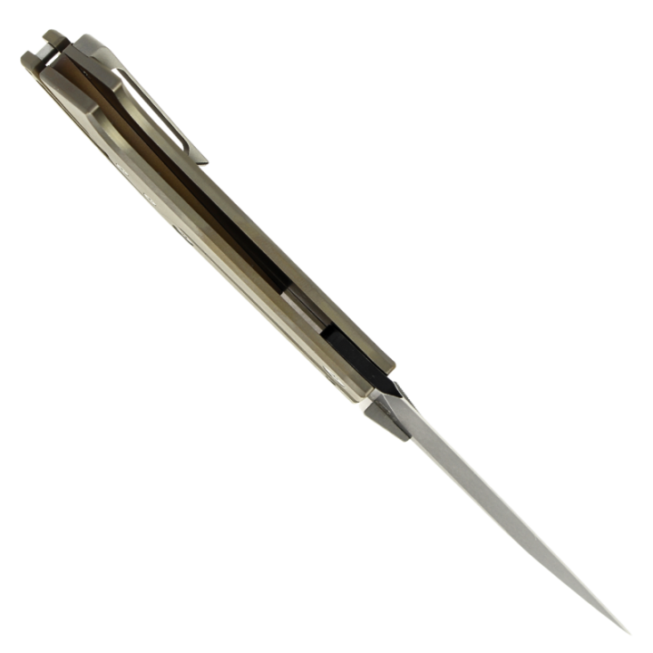Max Knives MKH02B — Warthog Torpen folder, anodised titanium, N690 — view 3
