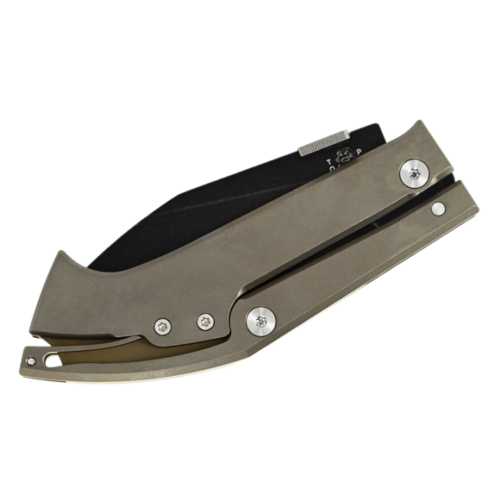 Max Knives MKH02B — Warthog Torpen folder, anodised titanium, N690 — view 4