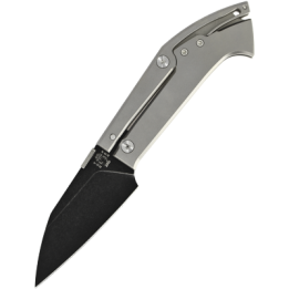 Max Knives MKH02S — Warthog Torpen folder in natural titanium, N690