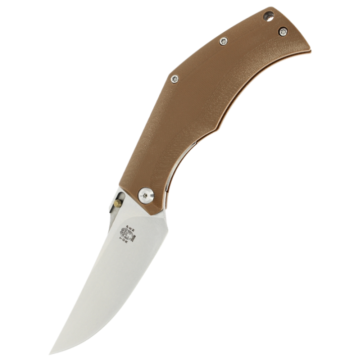 Max Knives MKH03M — Persistent Torpen folder, brown G10 and N690