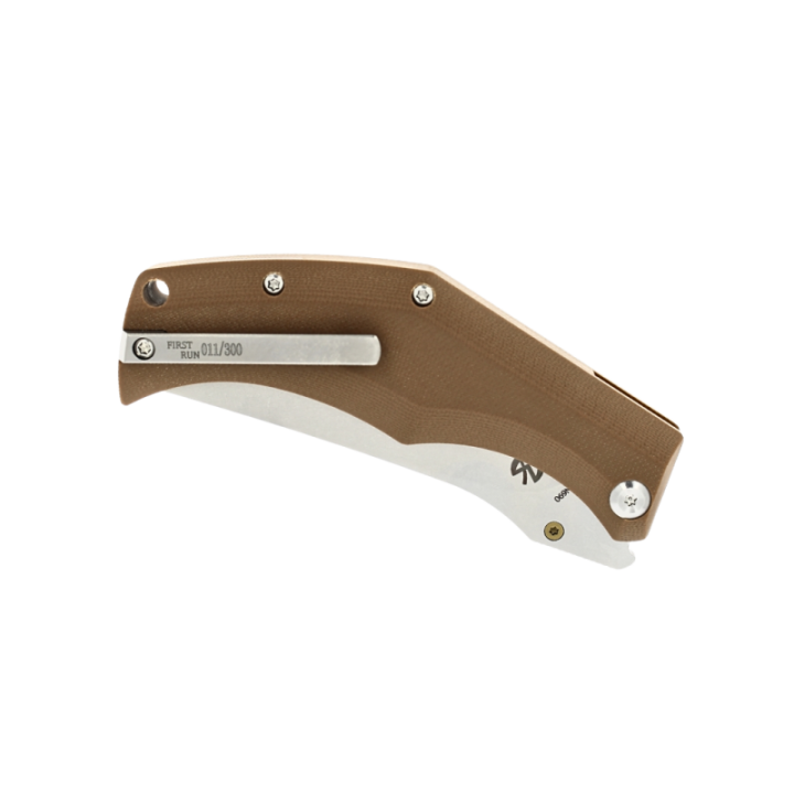 Max Knives MKH03M — Persistent Torpen folder, brown G10 and N690 — view 2