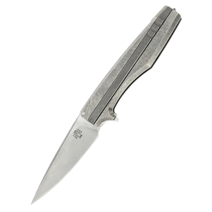 Max Knives MKH04 IKE — screwless integral titanium folder, CPM154