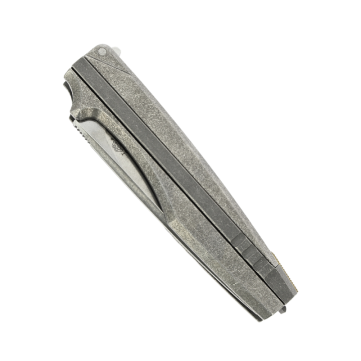 Max Knives MKH04 IKE — screwless integral titanium folder, CPM154 — view 6