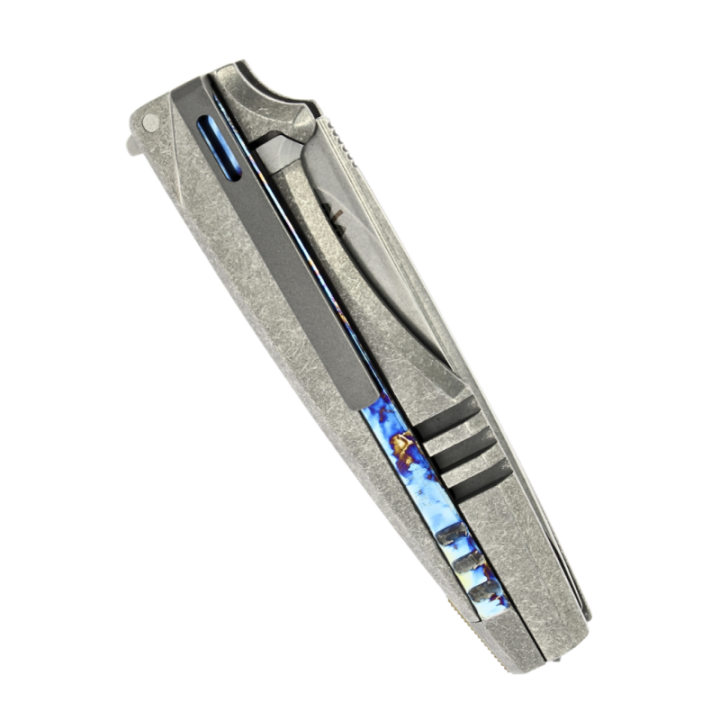 Max Knives MKH04 IKE anodised — integral titanium folder, 20 of 120 — view 3