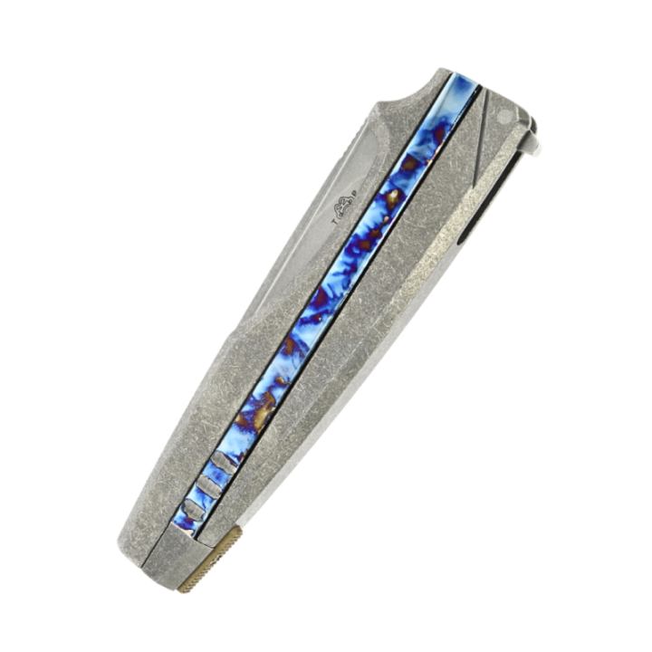 Max Knives MKH04 IKE anodisé — pliant titane intégral, 20 pièces sur 120 — vue 4