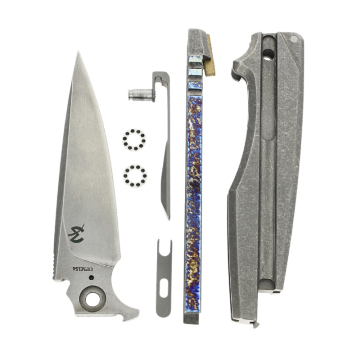 Max Knives MKH04 IKE anodised — integral titanium folder, 20 of 120 — view 6