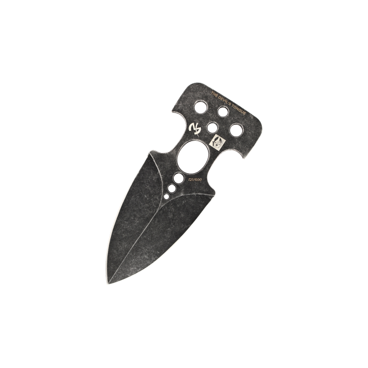 Max Knives MKLZ01 — Devil's Tongue, push dagger 440C large de 74 mm