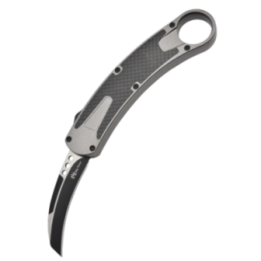 Max Knives MKO12S2 — Karambit automatique OTF gris, lame de 80 mm