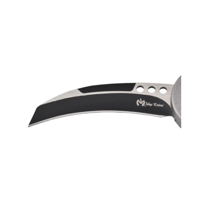 Max Knives MKO12S2 — Karambit automatique OTF gris, lame de 80 mm — vue 2