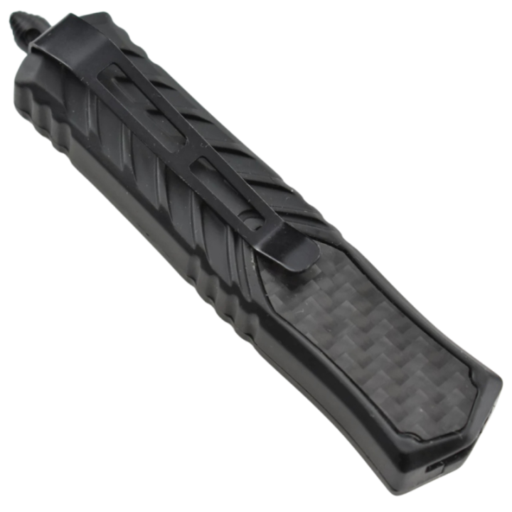 Max Knives MKO16 — OTF Automatic Knife, 3Cr13 Blade, Carbon-Fibre Handle — view 3