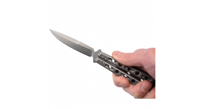 MAXKNIVES - P40 - Couteau papillon manche titane