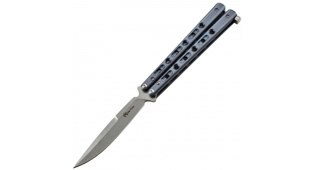 MAXKNIVES - P40 - Couteau papillon manche titane