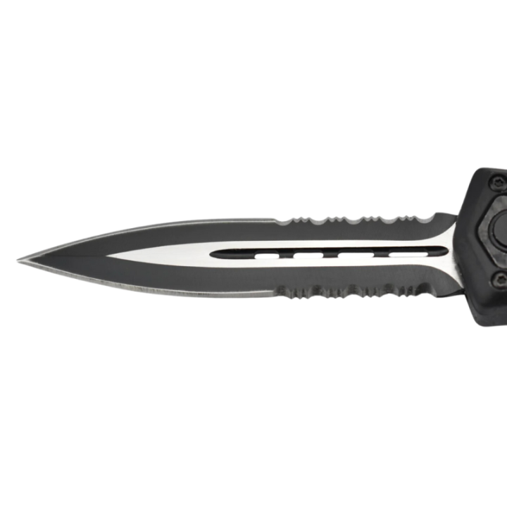 Max Knives MKO19 — Large OTF automatic, aluminium and carbon fibre — view 2