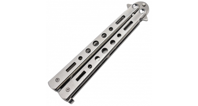 MAXKNIVES - P39S - Couteau papillon en acier inoxydable