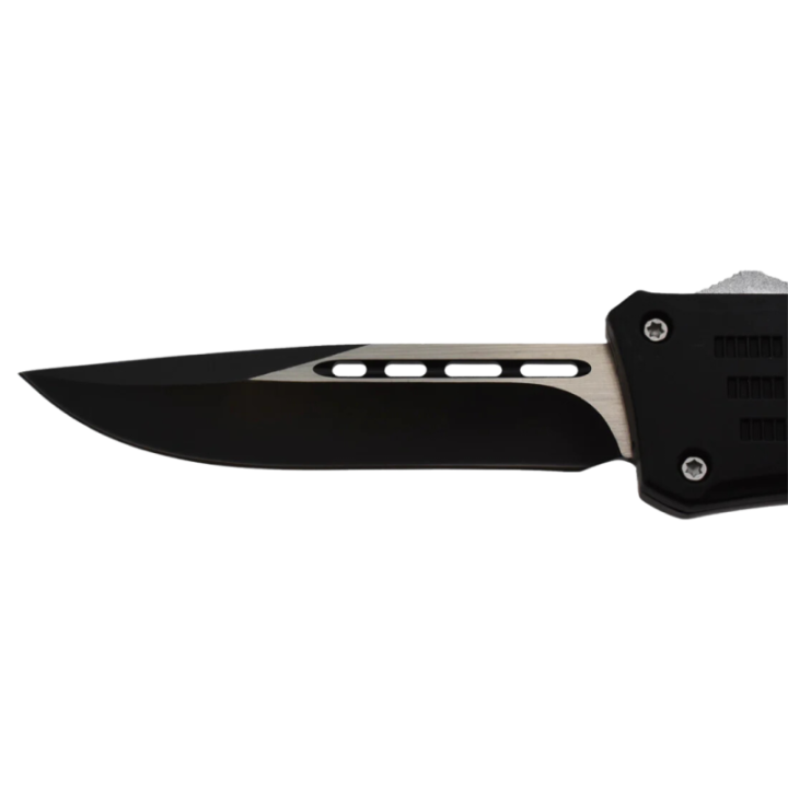 Max Knives MKO2 — Large Automatic Knife, 440C Drop-Point Blade, Glass Breaker — view 2