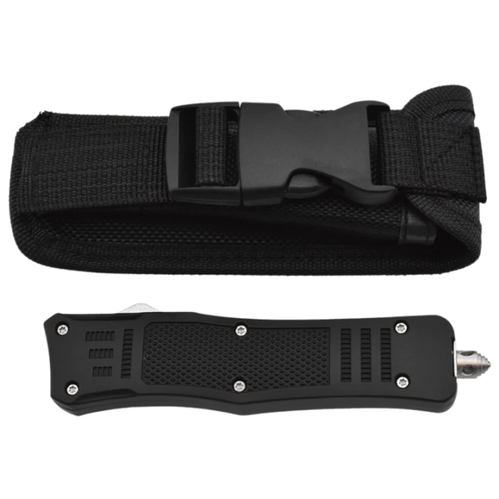 Max Knives MKO2 — Large Automatic Knife, 440C Drop-Point Blade, Glass Breaker — view 3