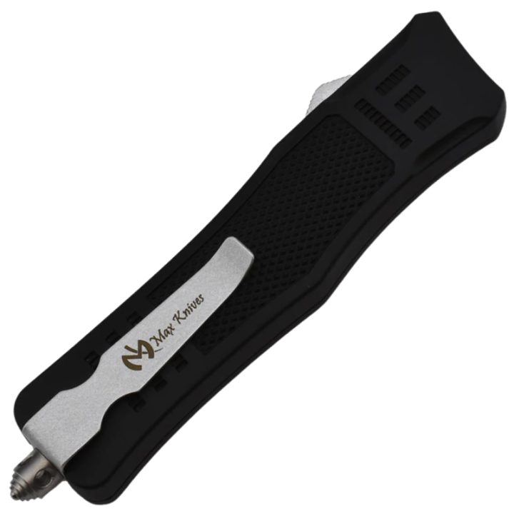 Max Knives MKO2 — Large Automatic Knife, 440C Drop-Point Blade, Glass Breaker — view 4
