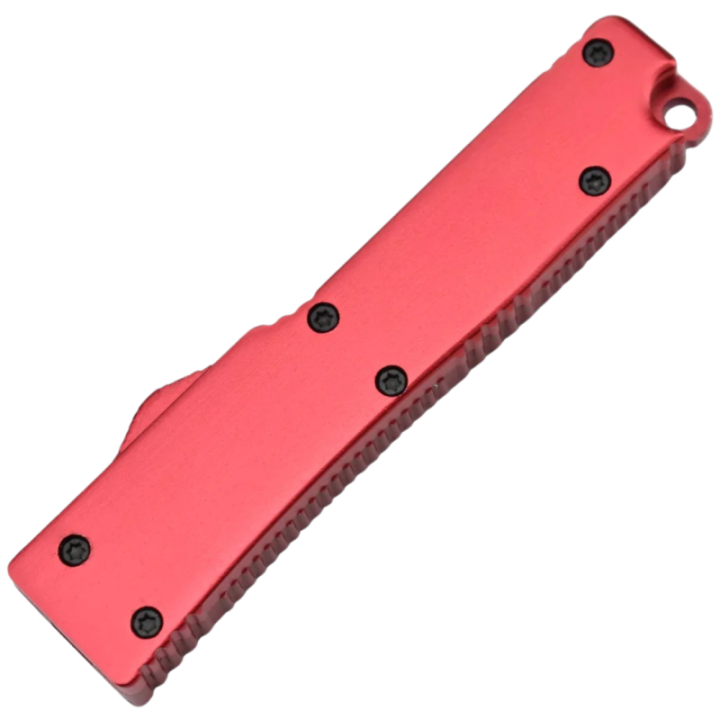 Max Knives MKO30R — Compact OTF Automatic Knife, Red Anodized Aluminium — view 4