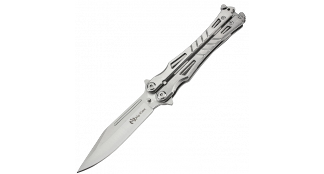 MAXKNIVES - P35S - Couteau papillon en acier inoxydable