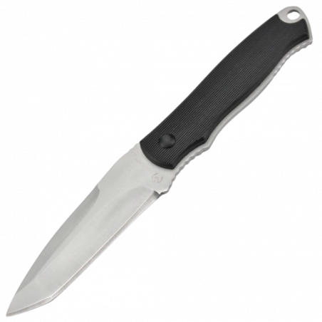 Couteau P280 | Lame Tanto en Acier 440C | Manche en Nylon | Étui ABS |