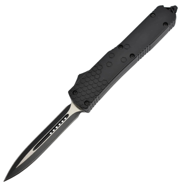 Max Knives MKO45 — Couteau automatique OTF 440C, brise-vitre et dragonne
