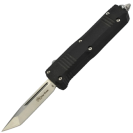 Max Knives MKO4G10NT — Automatique série limitée G10 noir, D2 tanto