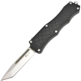Max Knives MKO7 — Couteau automatique double action, lame D2 tanto 80 mm