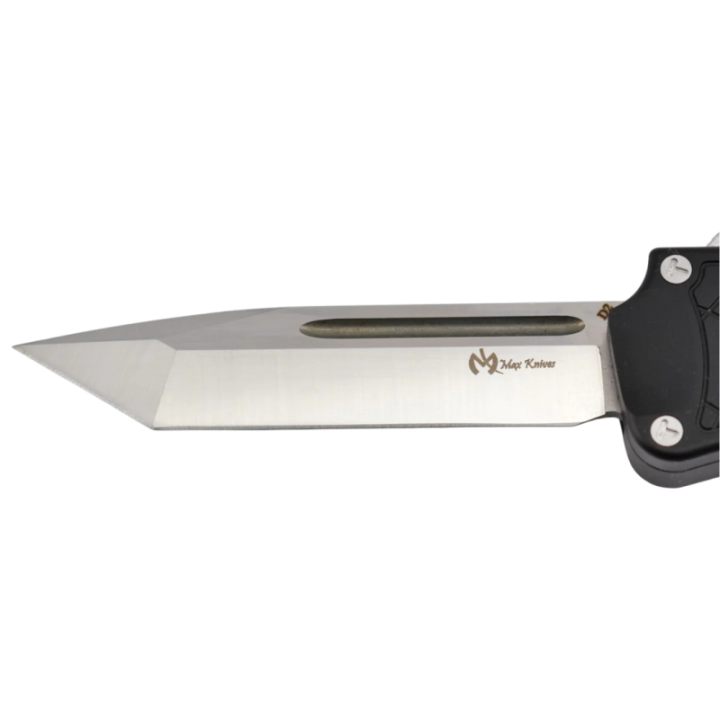 Max Knives MKO7 — Double action automatic knife, 80 mm D2 tanto blade — view 4