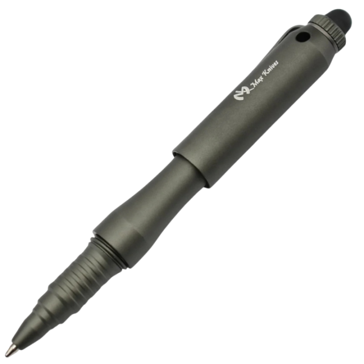 Max Knives MKPNT — Stylo tactique Nato anodisé couleur titane